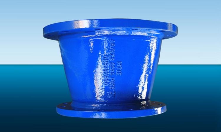 Double flange reducer